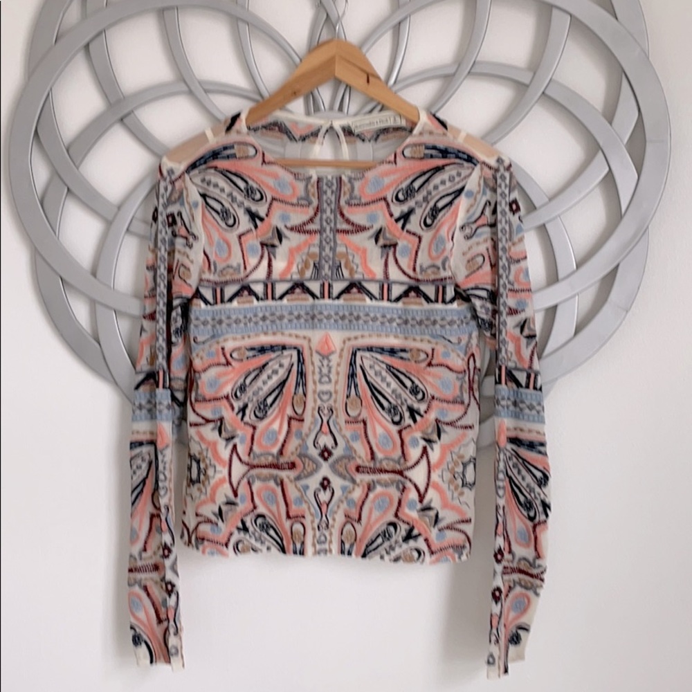 Embroidered blouse.